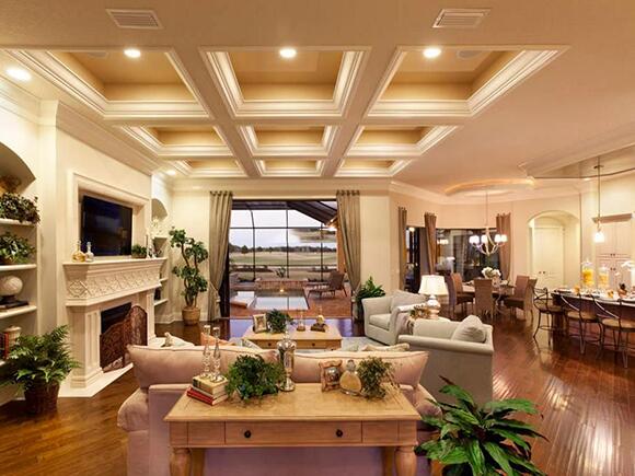 天花板和墙面的漆饰工艺